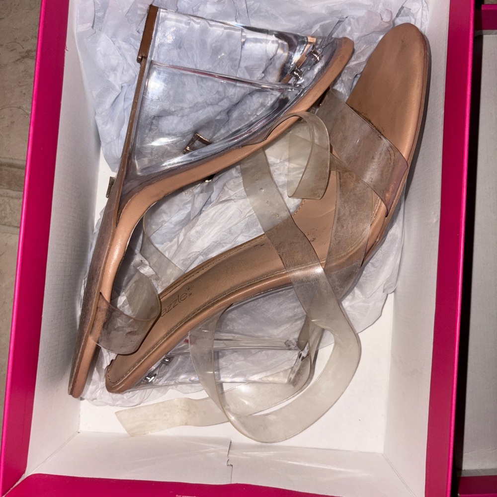 Shoe Dazzle Women's Wedges - Clear